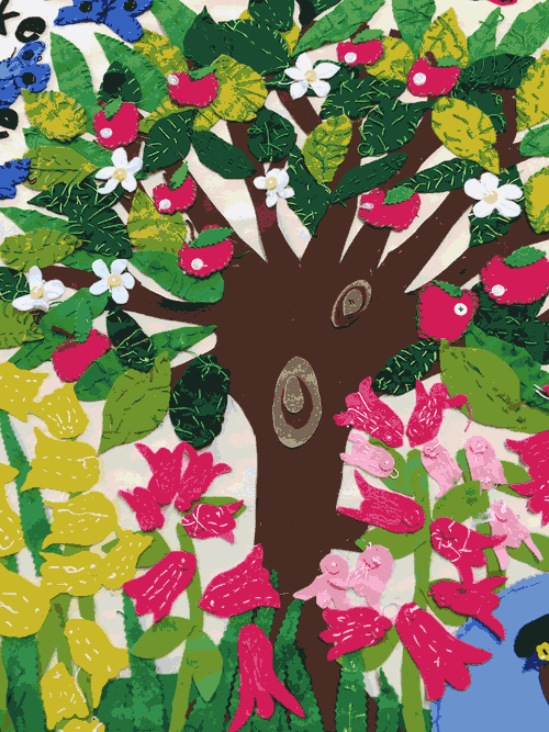 Essex Primary School / Collaborative Sewing Project / Women Who Make the World A Better Place