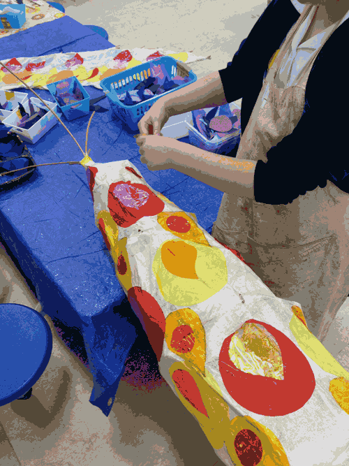 Mythical Birds Withie Sculptures at Buckhurst Hill Primary School