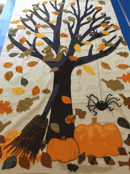 Sutton High School / Whole School Sewing Project / The Seasons