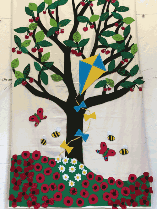 Sutton High School / Whole School Sewing Project / The Seasons