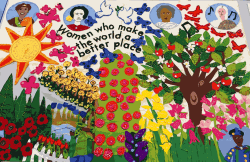 Essex Primary School / Collaborative Sewing Project / Women Who Make the World A Better Place