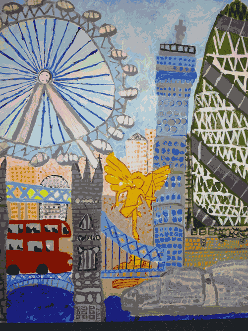 The British School in Amsterdam / Landmarks Art Project for Playground