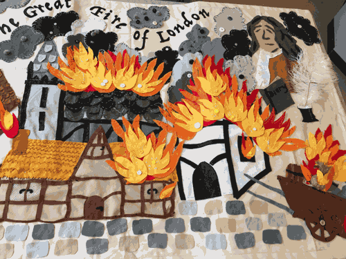 Putney High School / The Great Fire of London Year 2 Sewing Project