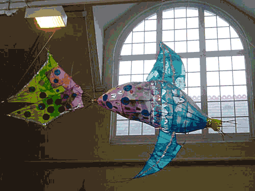 Large Scale Collaborative Sculpture Fairlop Primary School