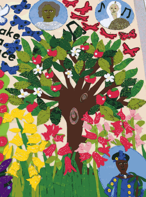 Essex Primary School / Collaborative Sewing Project / Women Who Make the World A Better Place