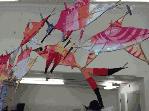River Fish Sculptures / Putney High School