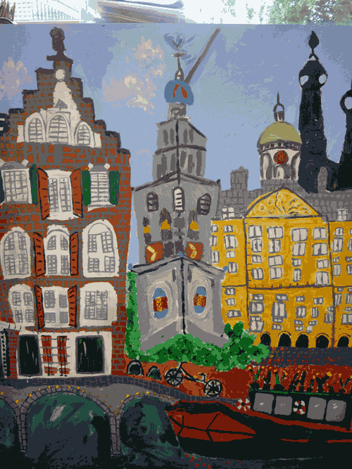 The British School in Amsterdam / Landmarks Art Project for Playground