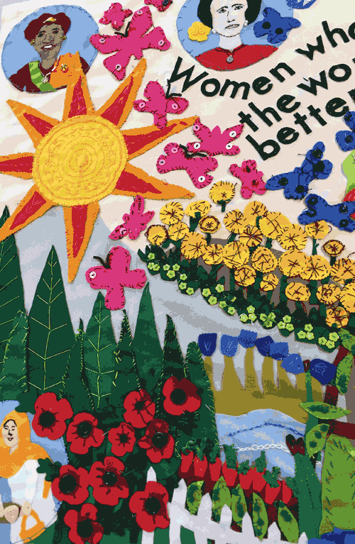 Essex Primary School / Collaborative Sewing Project / Women Who Make the World A Better Place