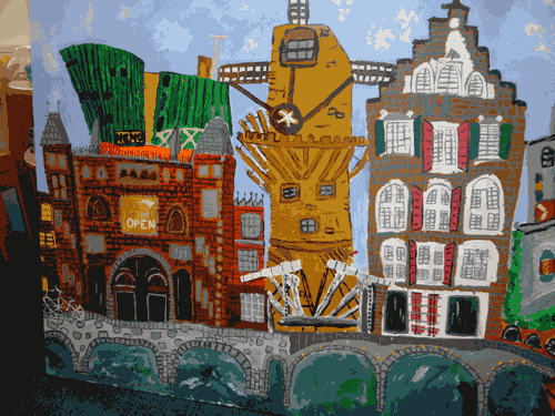 The British School in Amsterdam / Landmarks Art Project for Playground