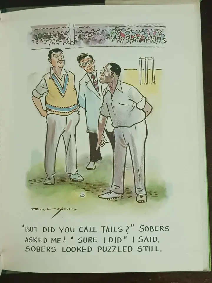 Thumbnail: CRICKETING MEMORIES COMPILED BY JYOTSNA PODDAR ILLUSTRATIONS BY SUDHIR & LAXMAN