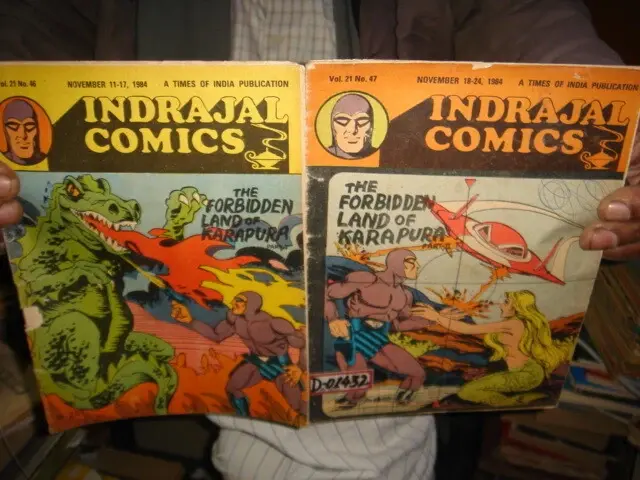 Thumbnail: INDIA PHANTOM ETC - INDRAJAL COMICS IN ENGLISH VOL 21 NO. 3 TO 53  - 22 IN 1 LOT