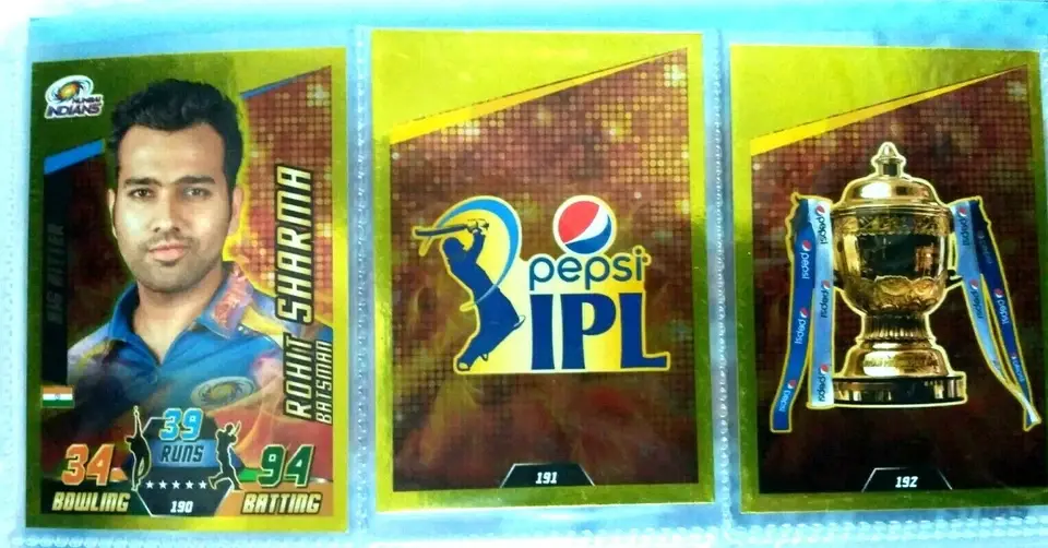Thumbnail: IPL TOPPS 2014 /15 CRICKET ATTAX CARD COLLECTORS BINDER 192 CARDS + 1 LE , PITCH