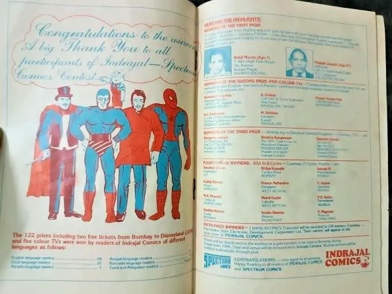 Thumbnail: INDIA SPECTRUM COMICS: THE AMAZING SPIDER-MAN & THE DEADLY MISSION 1986