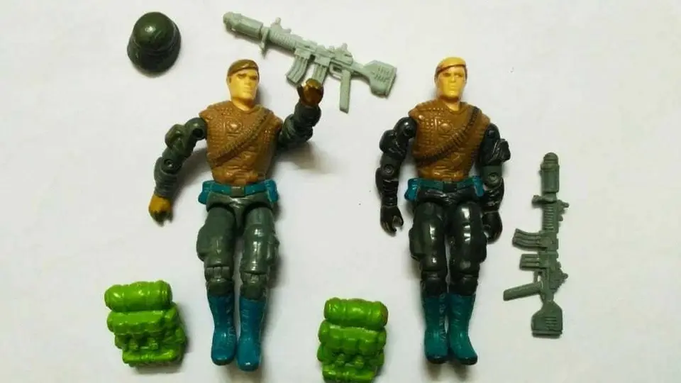 Thumbnail: INDIA VINTAGE HASBRO GI JOE TOY 1988 SPEAR HEAD  WITH MAX & WEAPON 2 IN 1