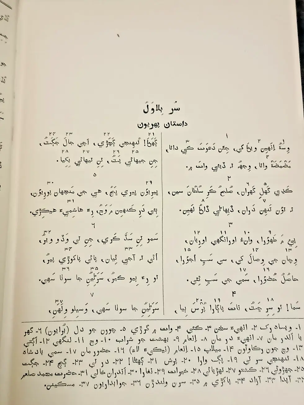 Thumbnail: INDIA PRINTED BOOK IN PERSIAN/ SINDHI: SHAH KI PATRIKA BY KALYAN ADVANI 1958 HB
