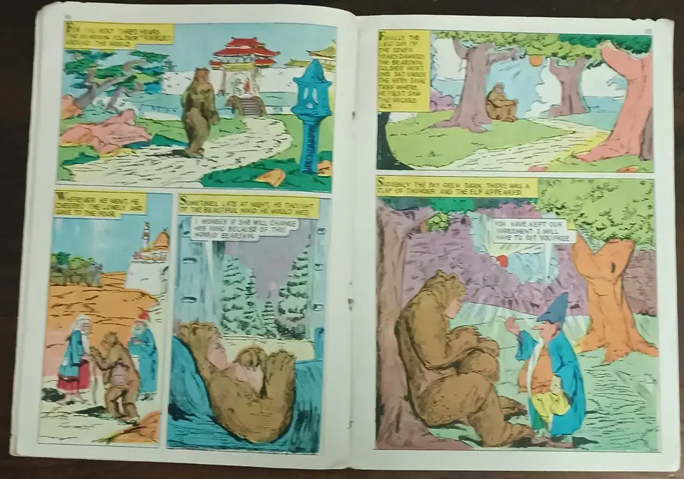 Thumbnail: CLASSICS ILLUSTRATED JUNIOR NO. 4 THE BEARSKIN SOLDIER, PRINTED IN INDIA