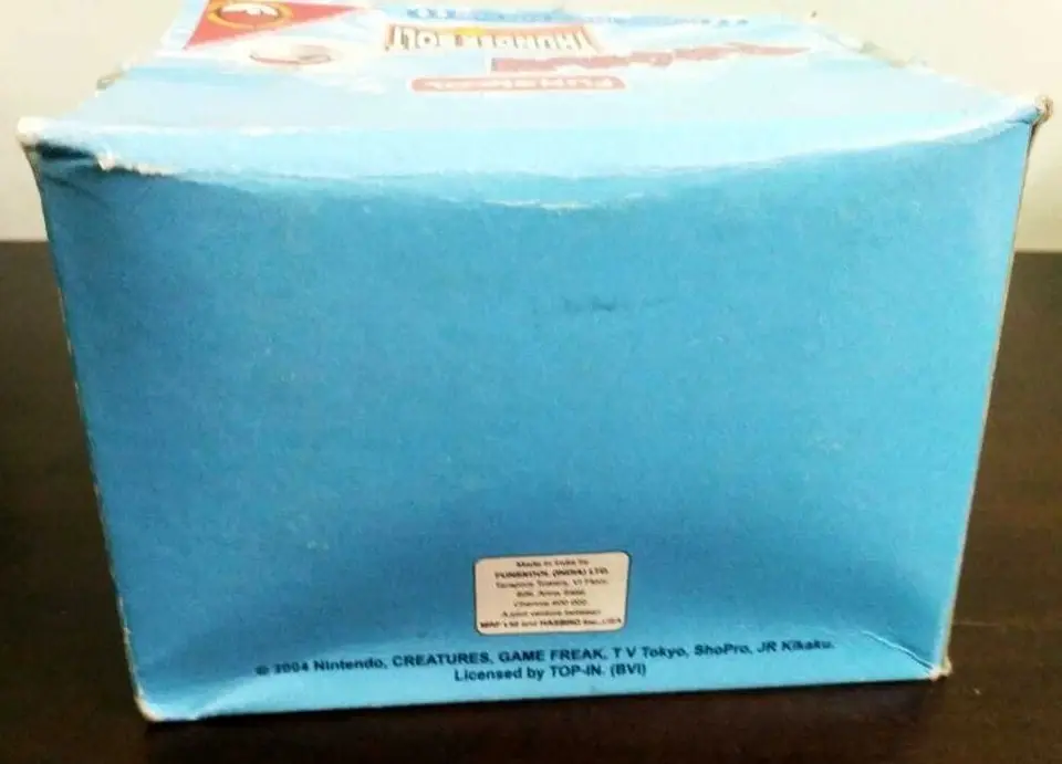 Thumbnail: INDIA POKEMON THUNDERBOLT SEALED TRADING CARD  BOX WITH 50 PACKS 2004