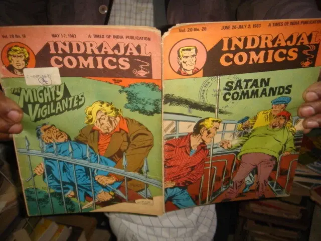 Thumbnail: INDIA RARE PHANTOM ETC - INDRAJAL COMICS IN ENGLISH  VOL 20  - 20  IN 1 LOT
