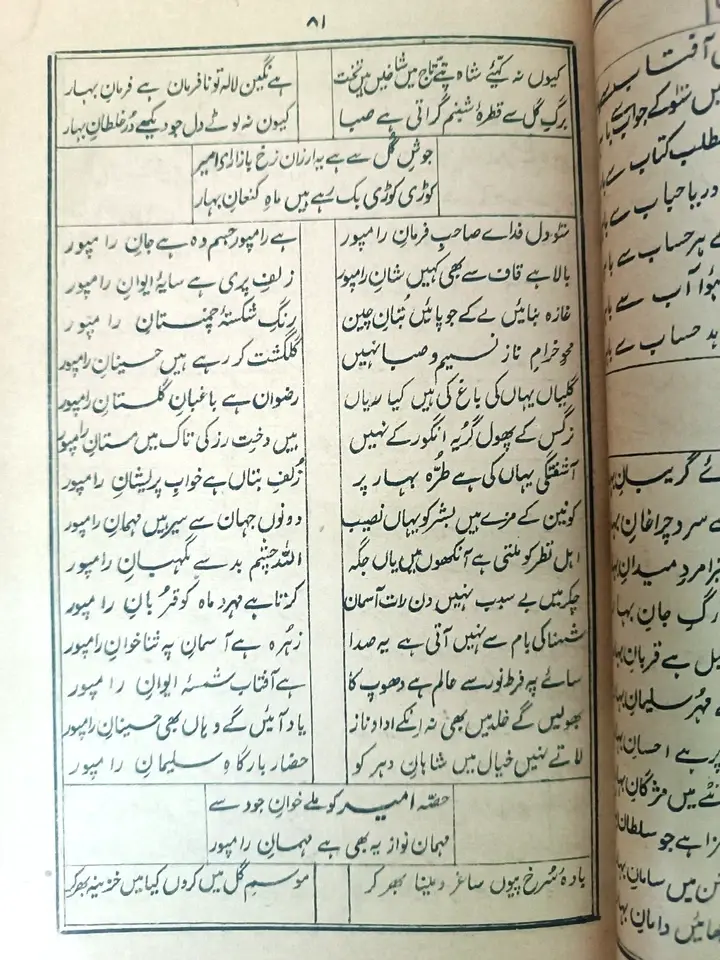 Thumbnail: INDIA VINTAGE PRINTED BOOK IN URDU PAGES 374