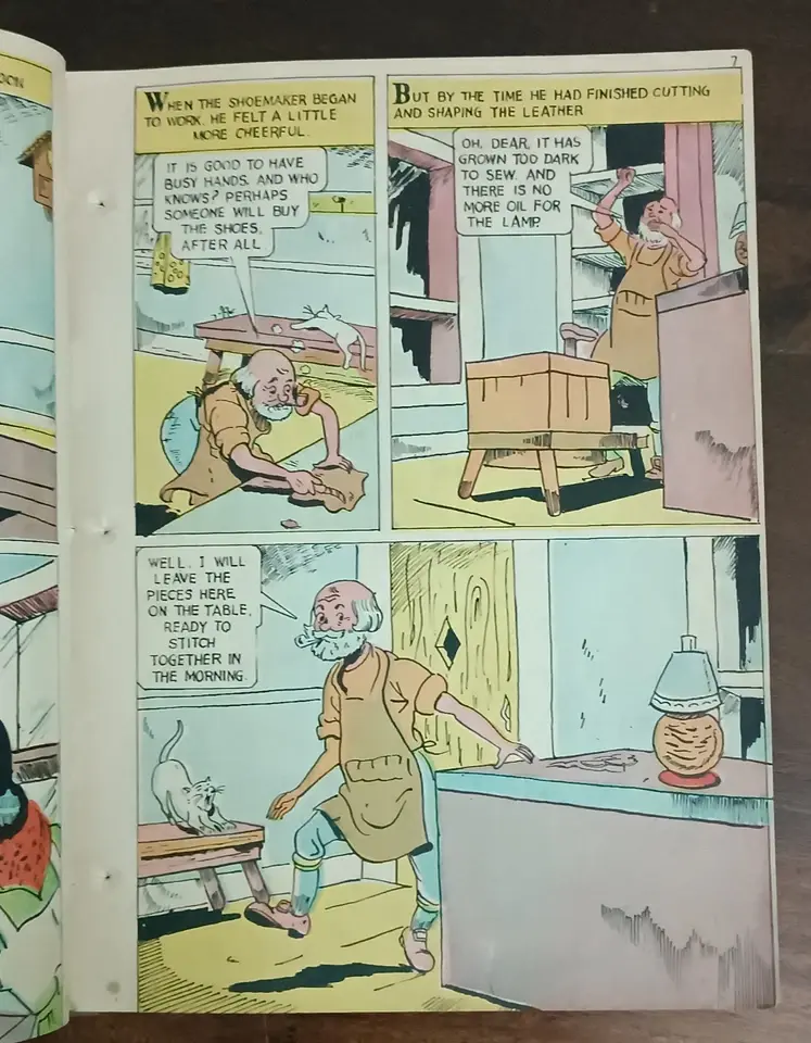 Thumbnail: INDIA PRINT COMICS CLASSICS ILLUSTRATED JUNIOR NO. 3 THE ELVES AND THE SHOEMAKER