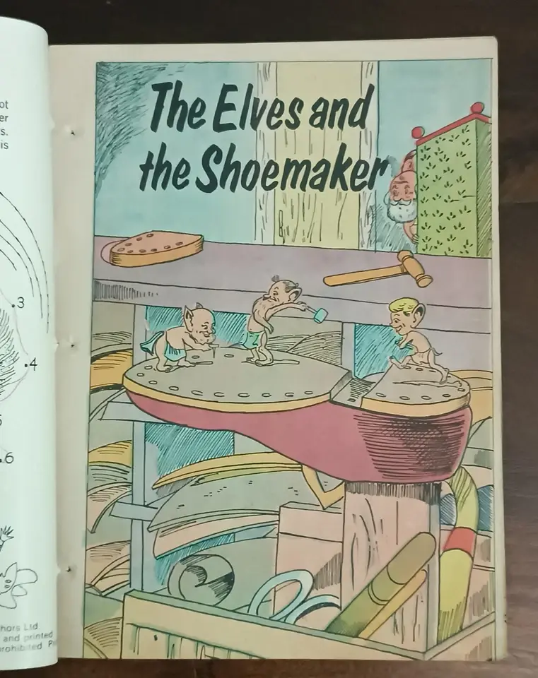 Thumbnail: INDIA PRINT COMICS CLASSICS ILLUSTRATED JUNIOR NO. 3 THE ELVES AND THE SHOEMAKER