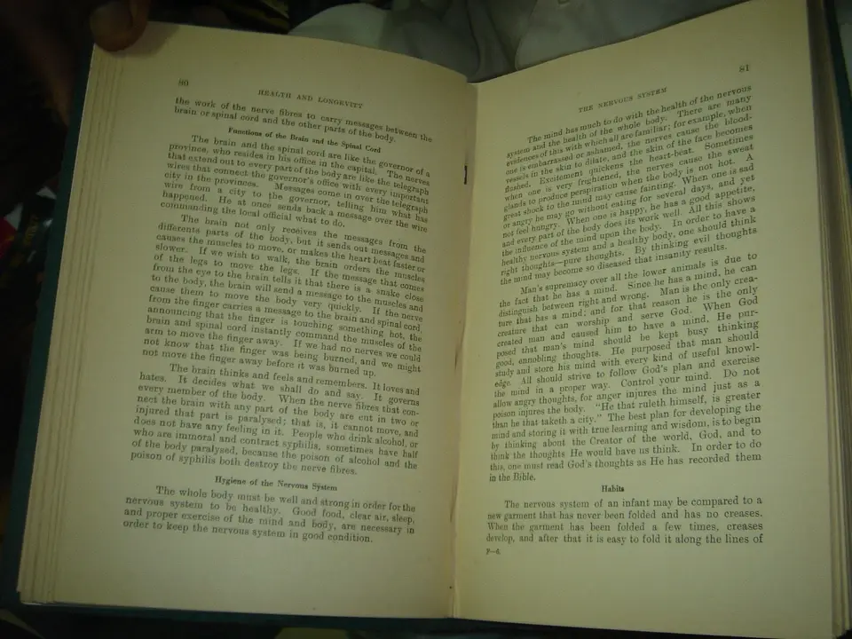 Thumbnail: HEALTH AND LONGEVITY BY A. C. SELMON 1934 - ILLUSTRATED - PAGES 348 - HC