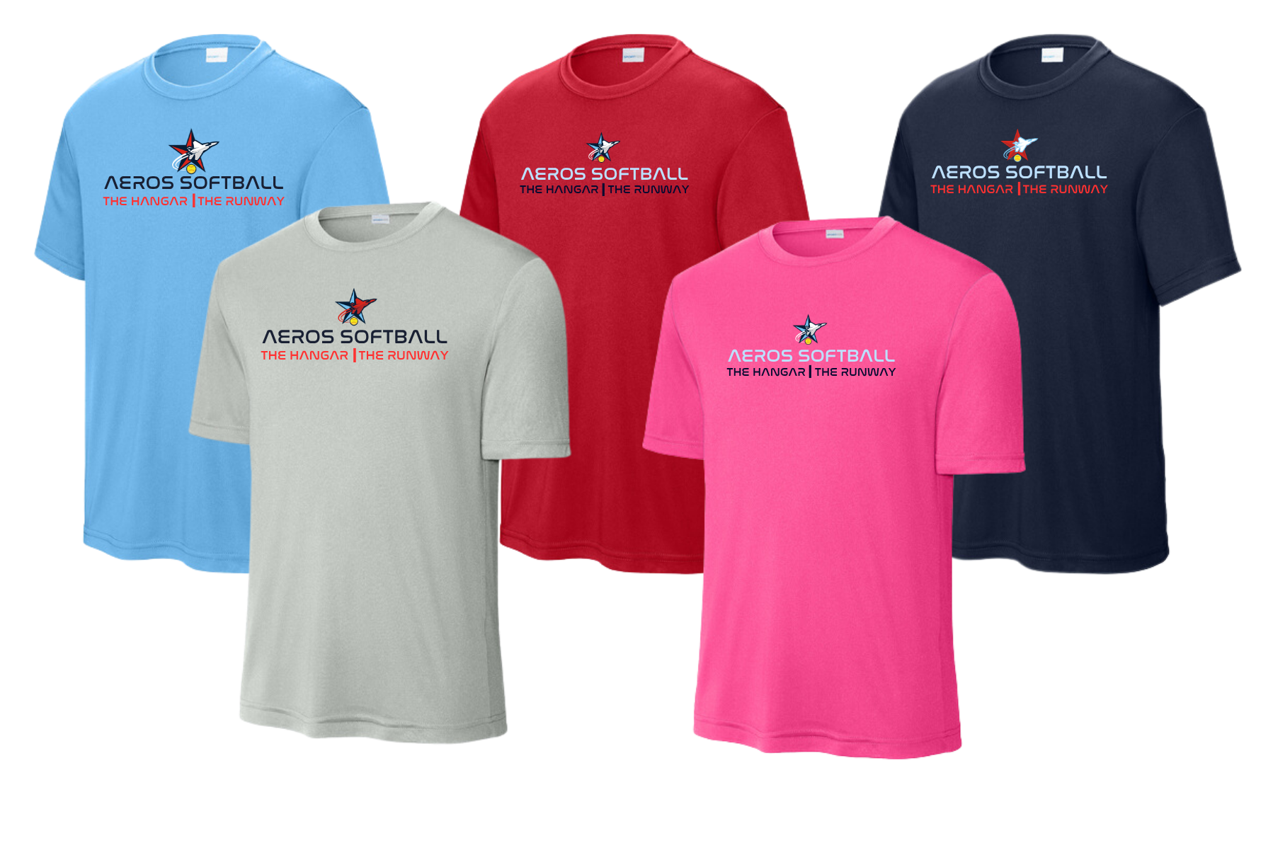 Youth Softball Aeros Baseball Academy Tee