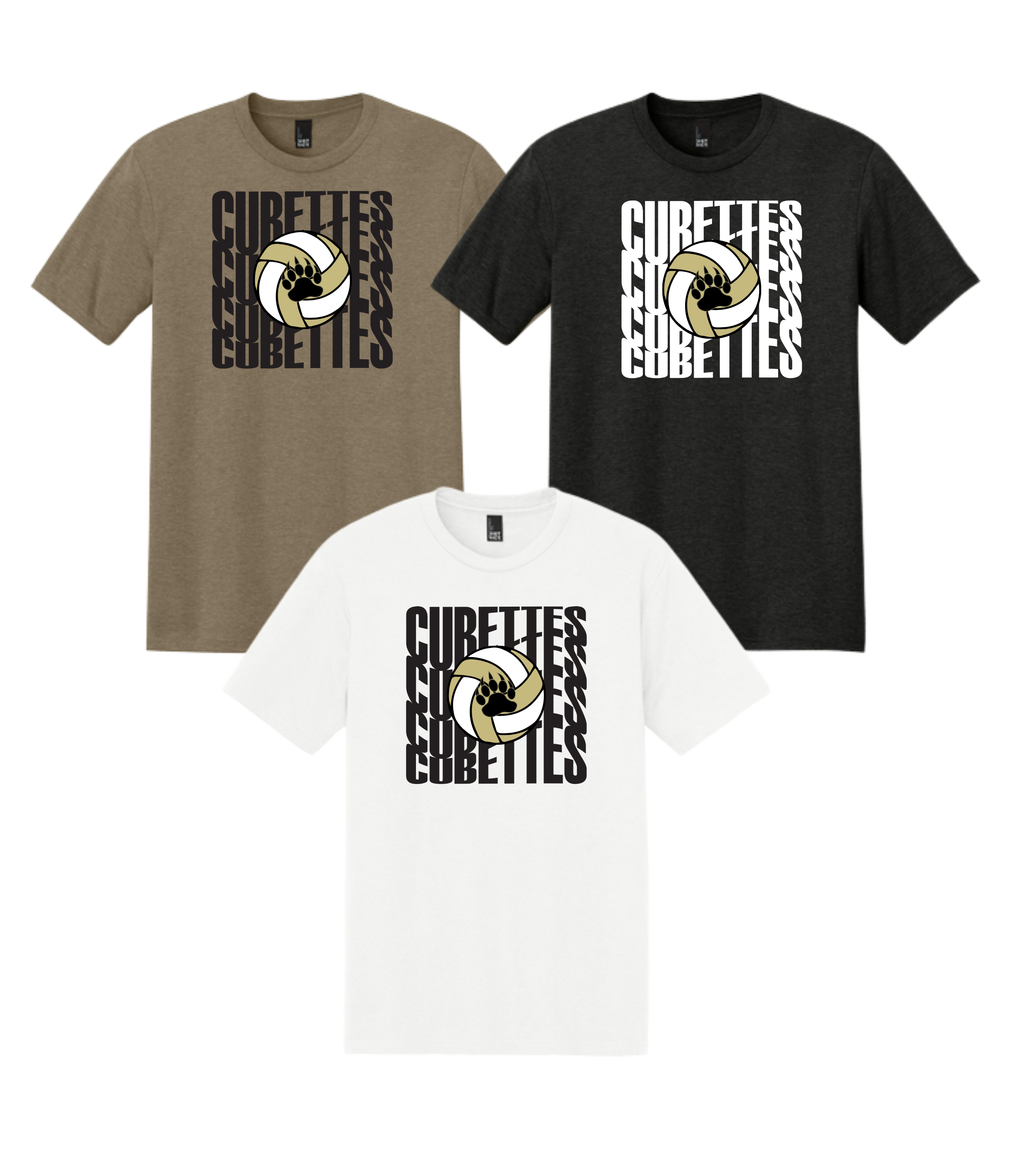 Cubettes Volleyball - Triblend