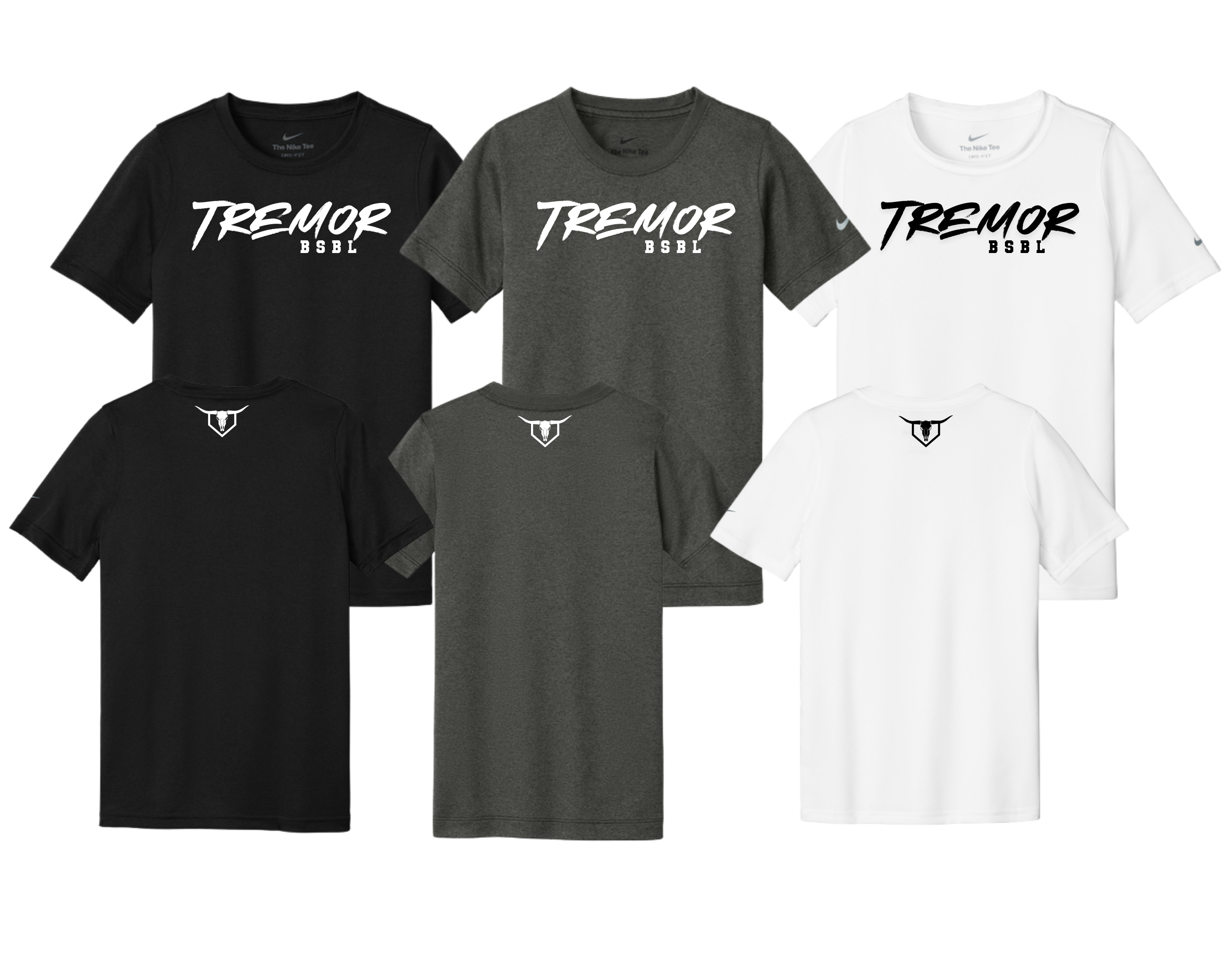 Nike Drifit Tremor Baseball T-Shirt -Youth and Adult