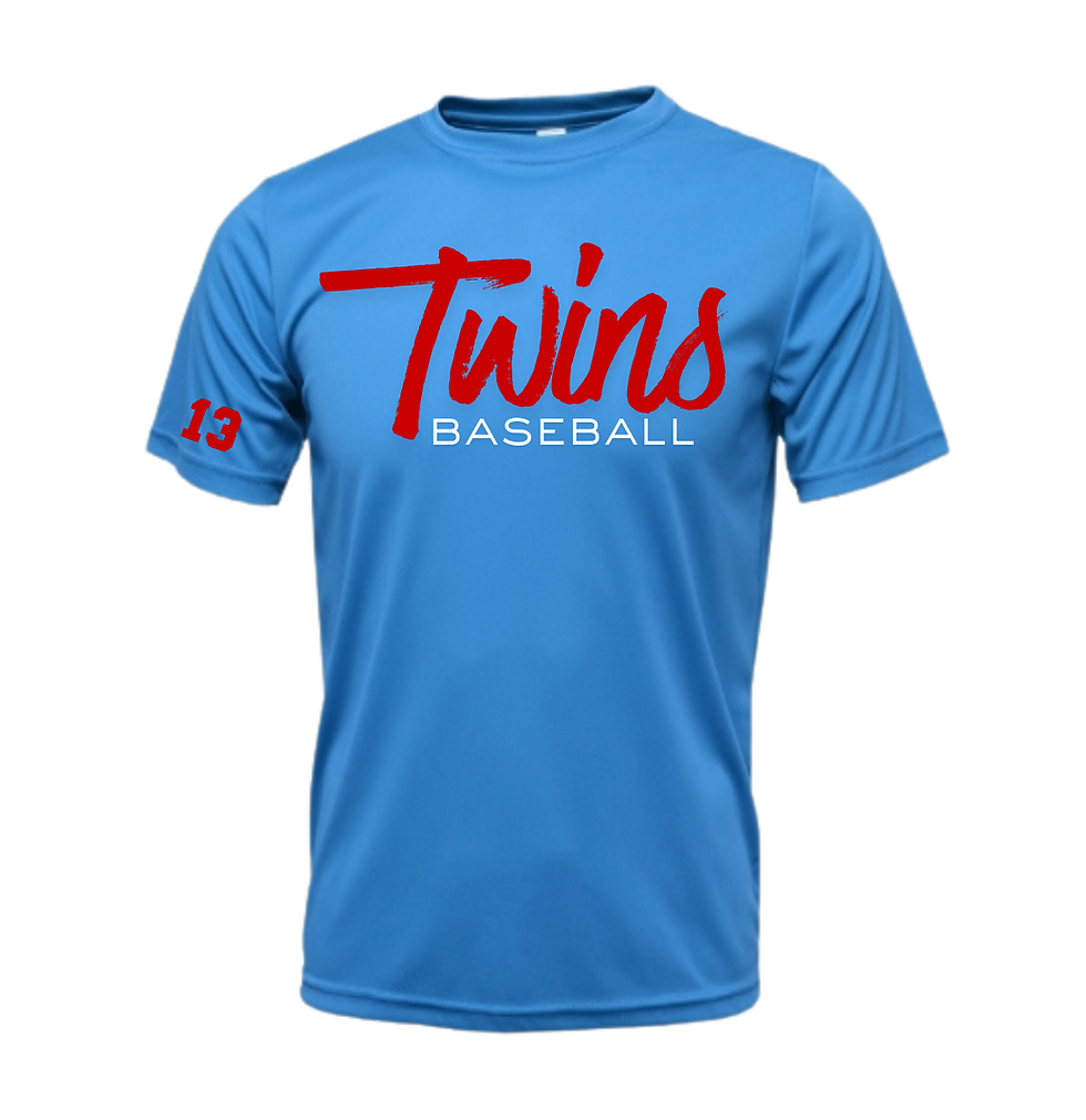 Thumbnail: Twins Baseball- Drifit - Youth and Adult