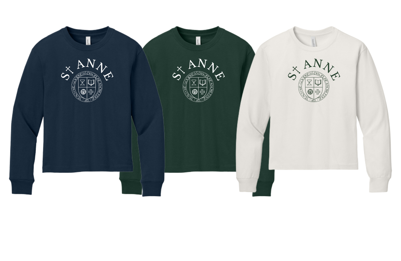 Adult Bella Canvas Heavy Weight Cotton Long Sleeve St. Anne Tee - UV Rated