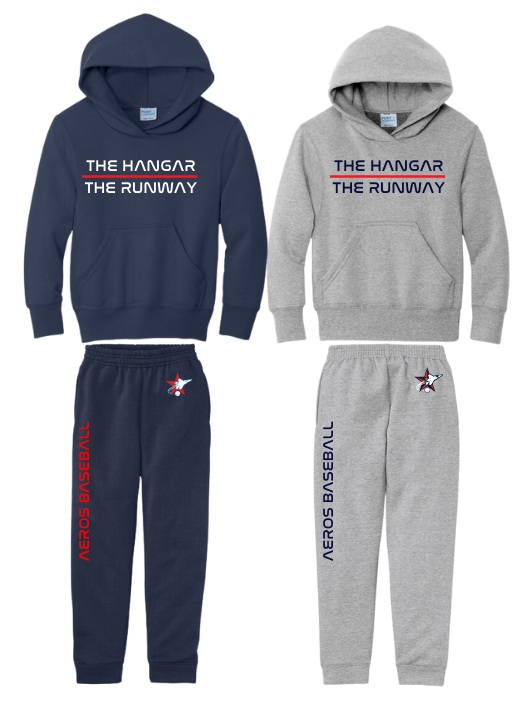 Aero Baseball Sweat Pants and Hoodie Combo (Adult)