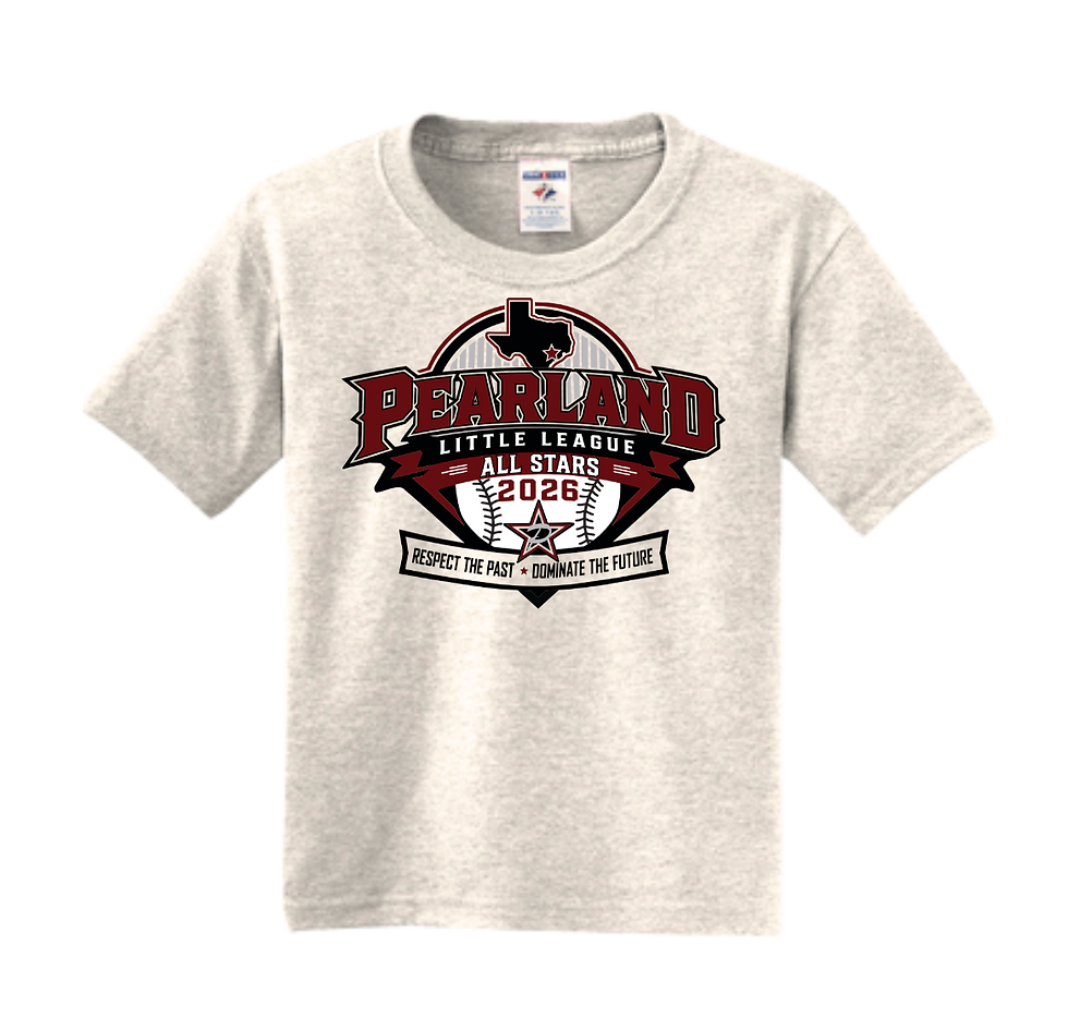 Thumbnail: Pearland LL All Stars Personalized Shirts Triblend Cotton