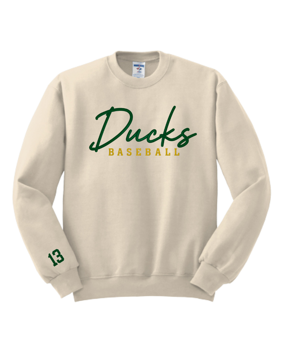 Thumbnail: Ducks Custom Embroidered Sweatshirt