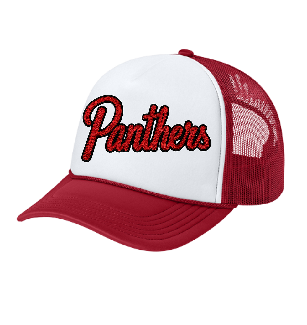 Thumbnail: Panthers Sequin Foam Trucker Hat