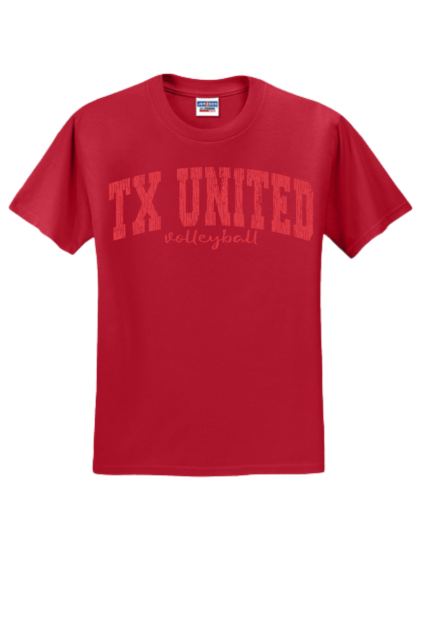 Thumbnail: TUV Distressed tone on tone triblend softstyle tee - heathered