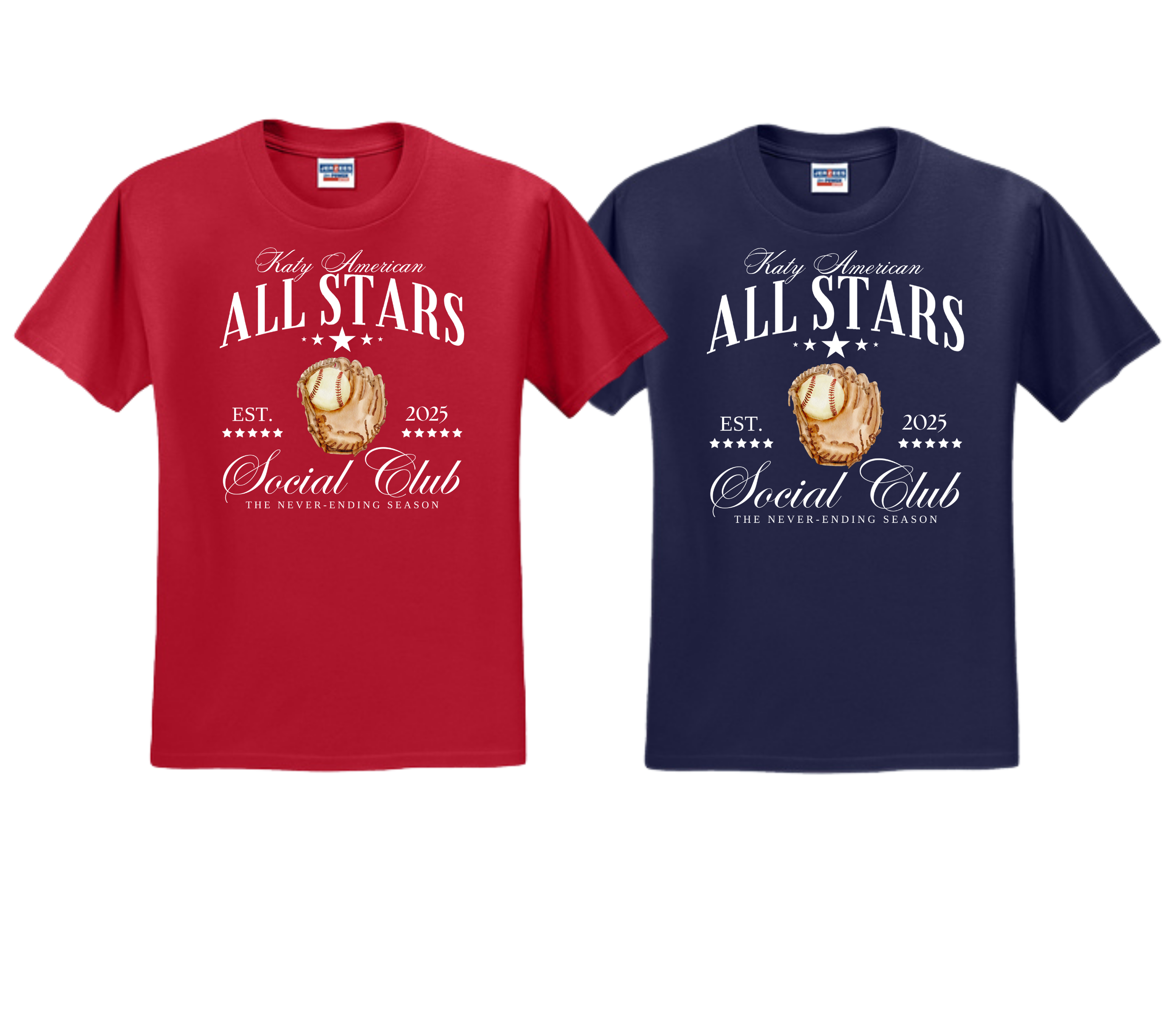 Social Club Katy American All-Stars Shirt - Cotton Feel