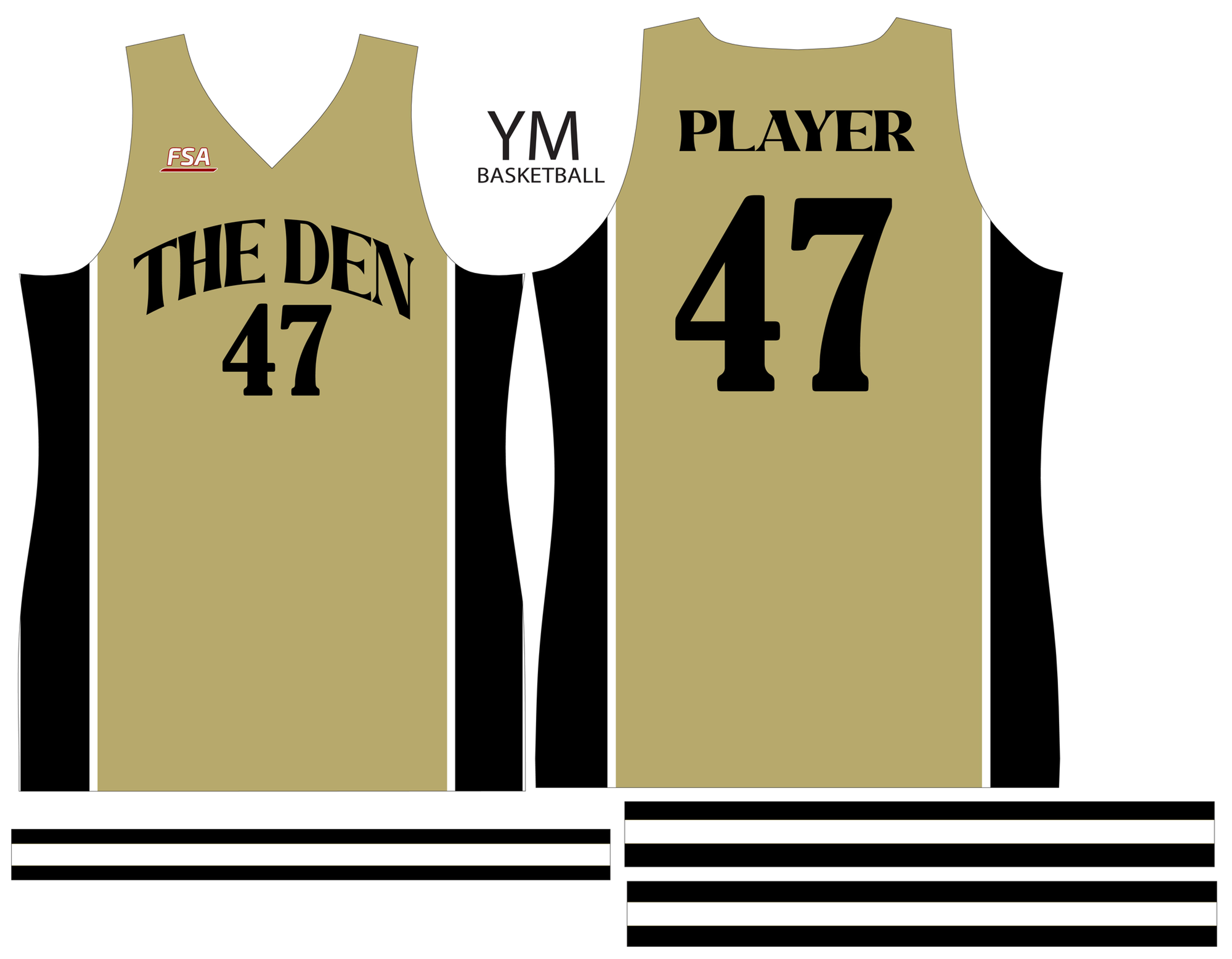 Mystics Replica T-Shirt - Girls FSA Basketball - THE DEN