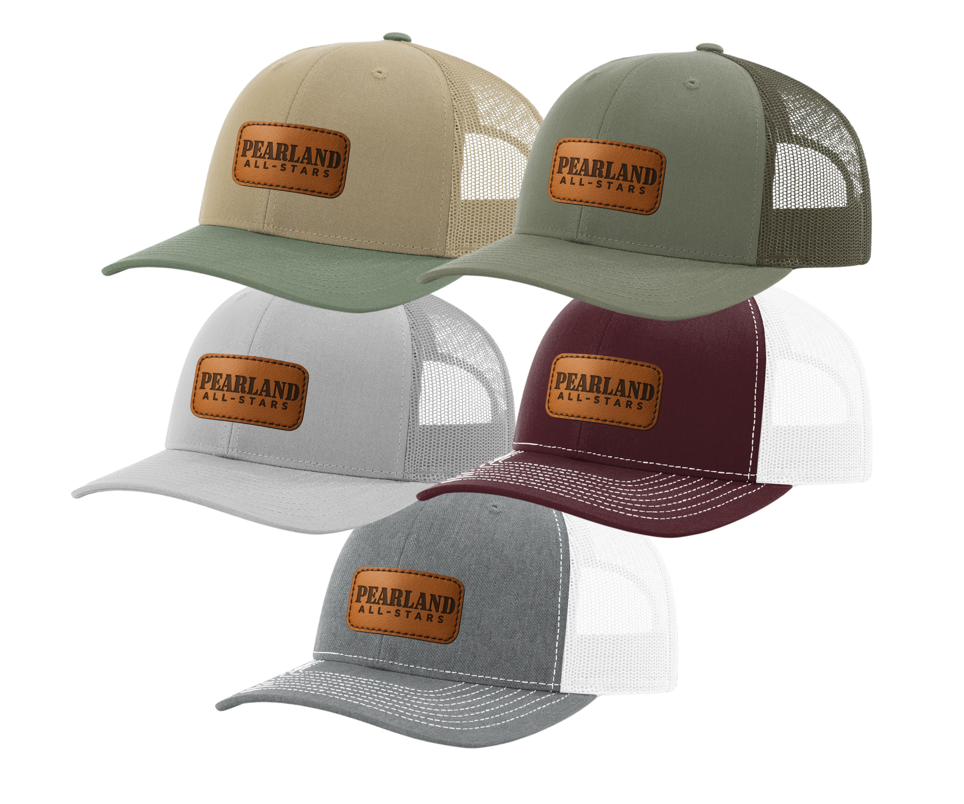 Richardson 112 Trucker Leather Patch Hat