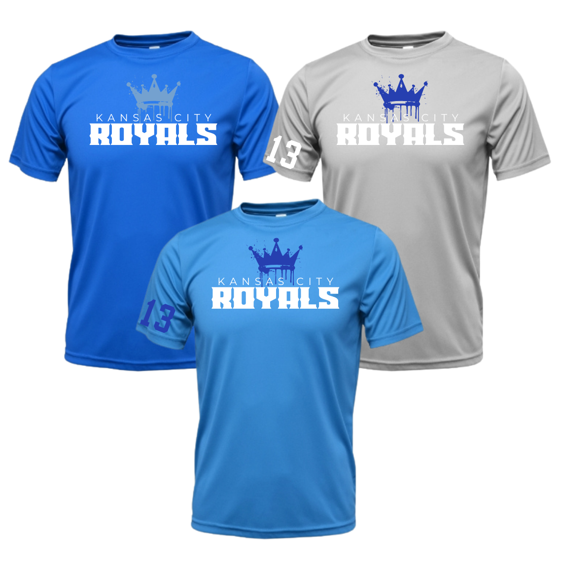 Kansas City Royals - Drifit - Youth and Adult