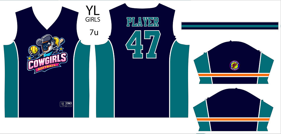 Thumbnail: Fairfield Softball 7U Fan Jerseys