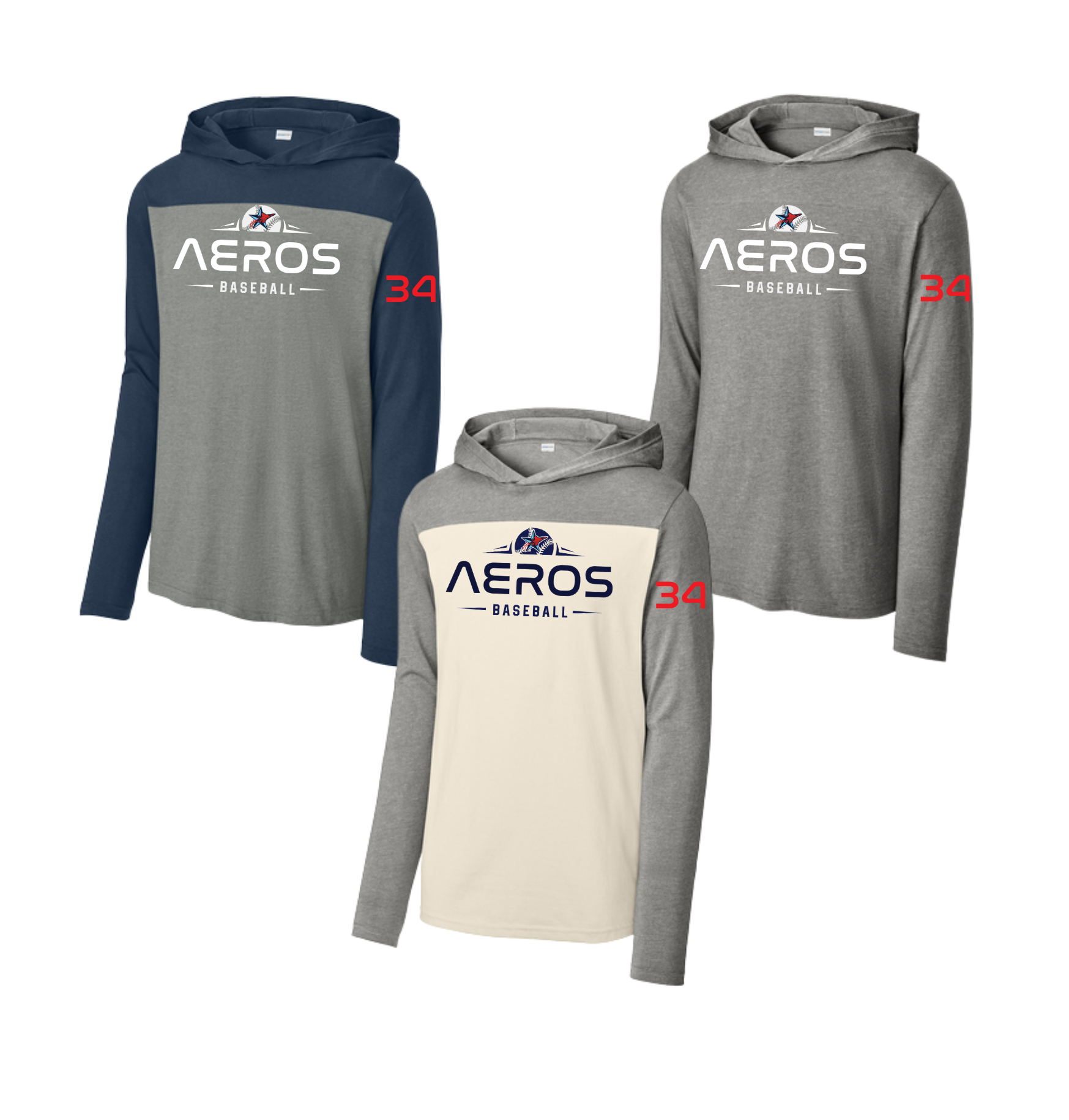 Aeros Baseball Adult Sideline Hoodie