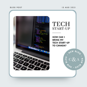 How Can I Bring my Tech Start-up to Canada?