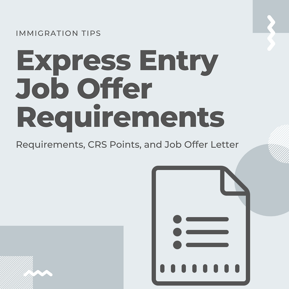 Express Entry Job Offer Requirements