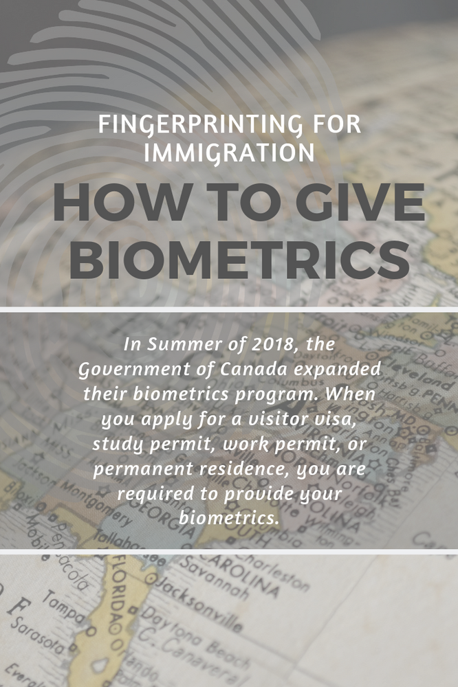 GIVE | FOR IMMIGRATION TO BIOMETRICS HOW FINGERPRINTING