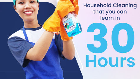 Household cleaning that you can learn in 30 hours