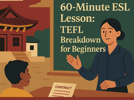 How to Plan a 60-Minute ESL Lesson: TEFL Breakdown for Beginners