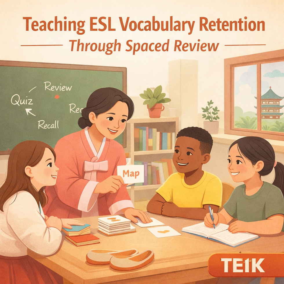 Teaching ESL Vocabulary Retention Through Spaced Review