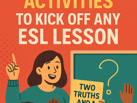 Creative Warm-Up Activities to Kick Off Any ESL Lesson