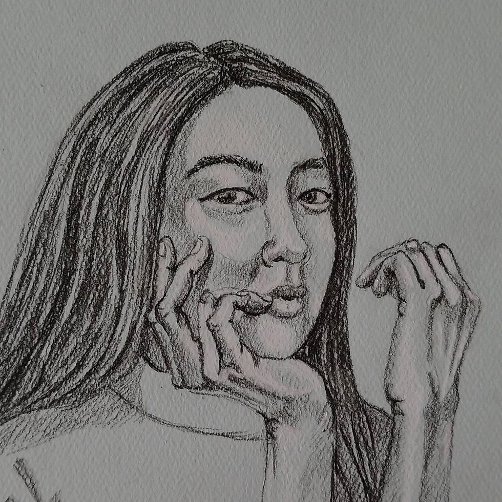 Studi Preparativi. Charcoal on paper.